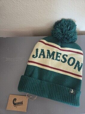 NWT Jameson Teal and Cream Knit Beanie